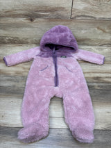 Eddie Bauer Fleece Hooded Pram Pink sz 3/6m