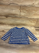 Old Navy Striped Pocket Shirt Blue sz 12-18m
