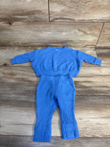 Cat & Jack 2pc Textured Shirt & Pants Set Blue sz 3-6m