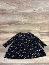 Cat & Jack Heart Print Dress Black sz 5T