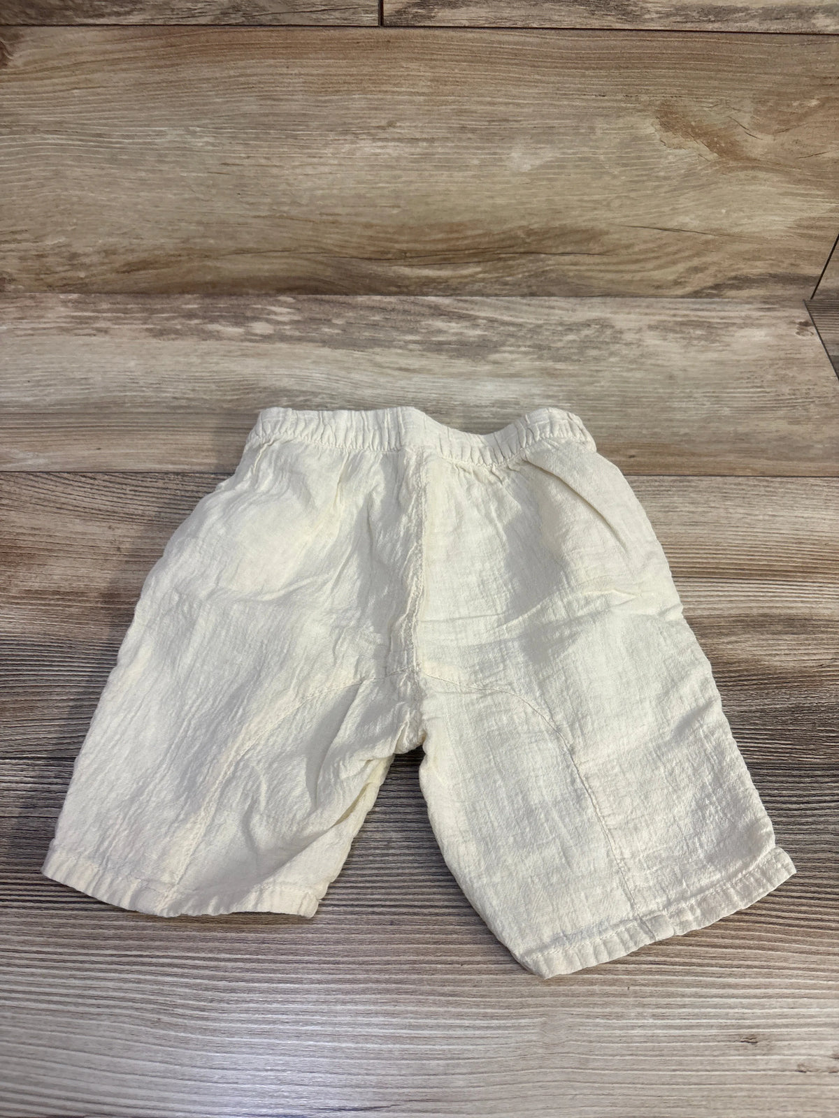 Zara Linen Pull-On Pants Ivory sz 9-12m