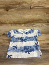 Carter's Airplane Shirt White sz 9m