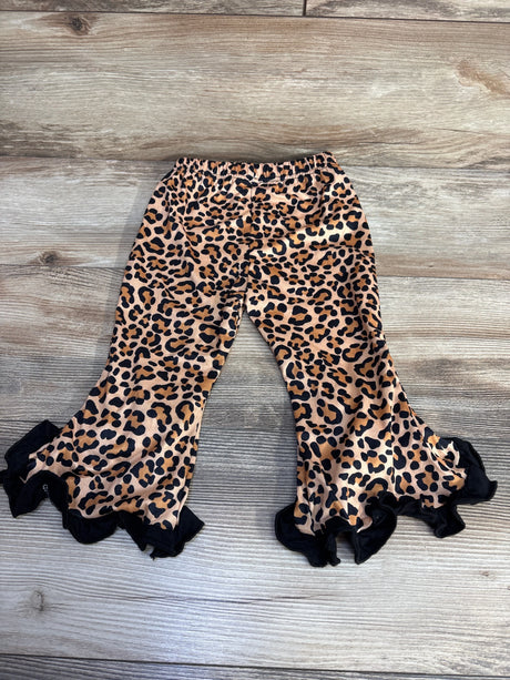 Leopard Print Pants Brown sz 12-18m - Me n Mommy To Be