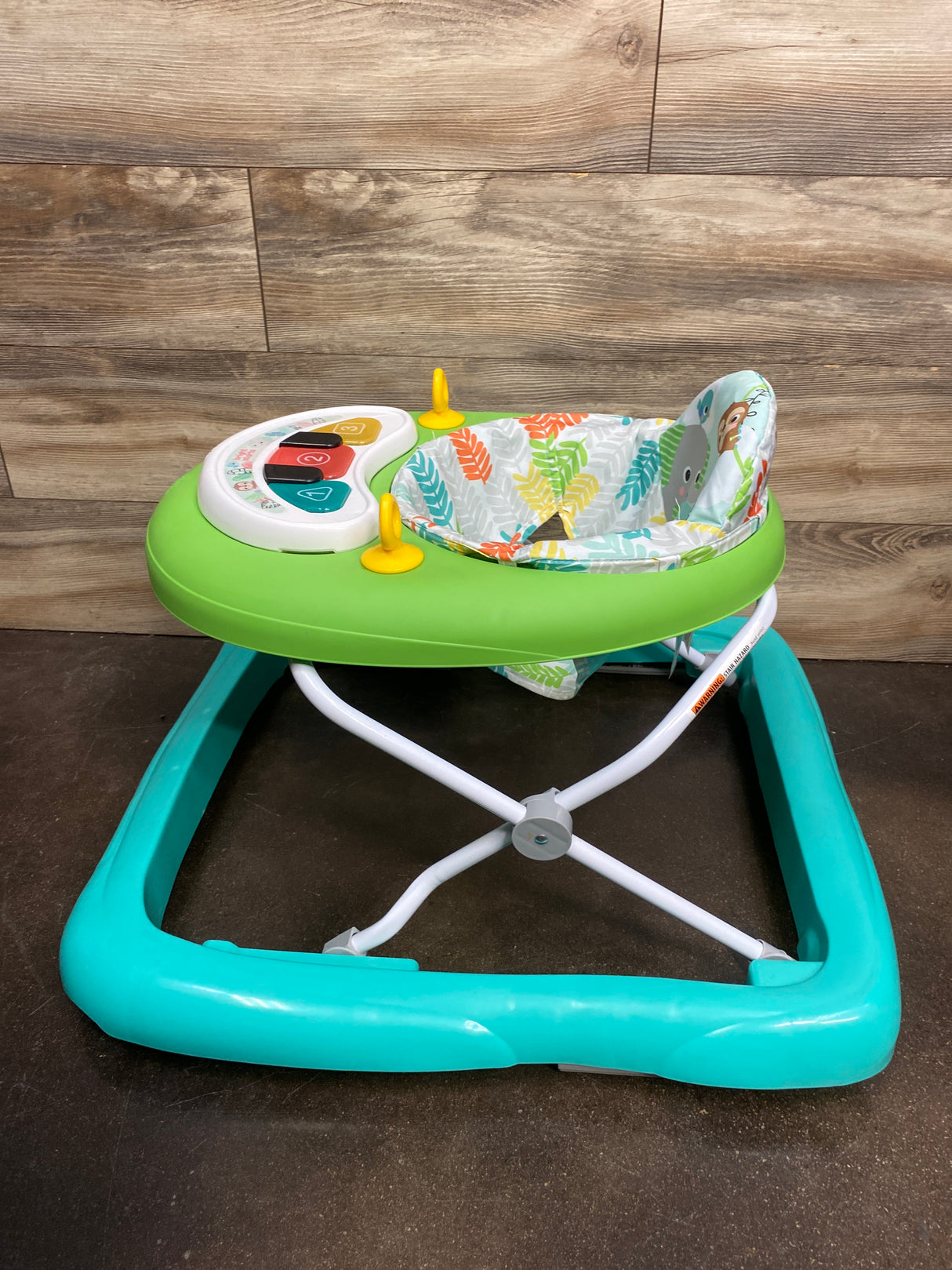 Bright Starts Tiny Trek 2-in-1 Baby Activity Walker - Jungle Vines