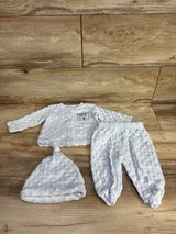 Le Top Bebe 'Mama's Boy' Minky Dot 3pc Set Blue sz 0-3m