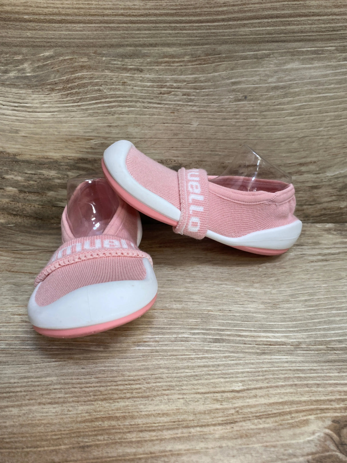 Komuello First Walk Sock Shoes in Pastel Pink sz 7c