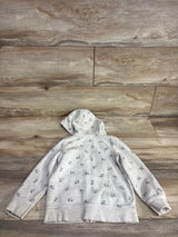 Cat & Jack Floral Full Zip Jacket Grey sz 4T