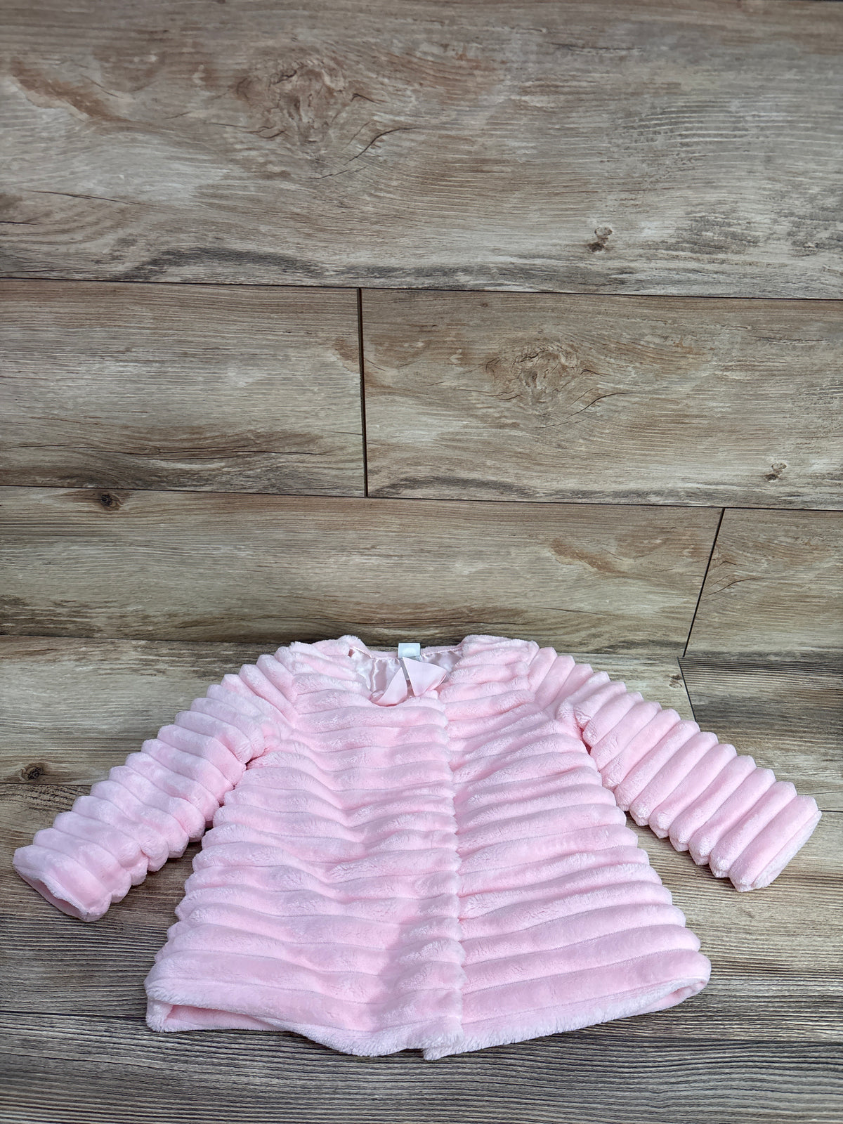 Little Me Faux Fur Coat Pink sz 18m