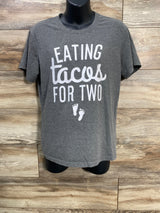 Eating Tacos for Two Shirt Grey sz Medium