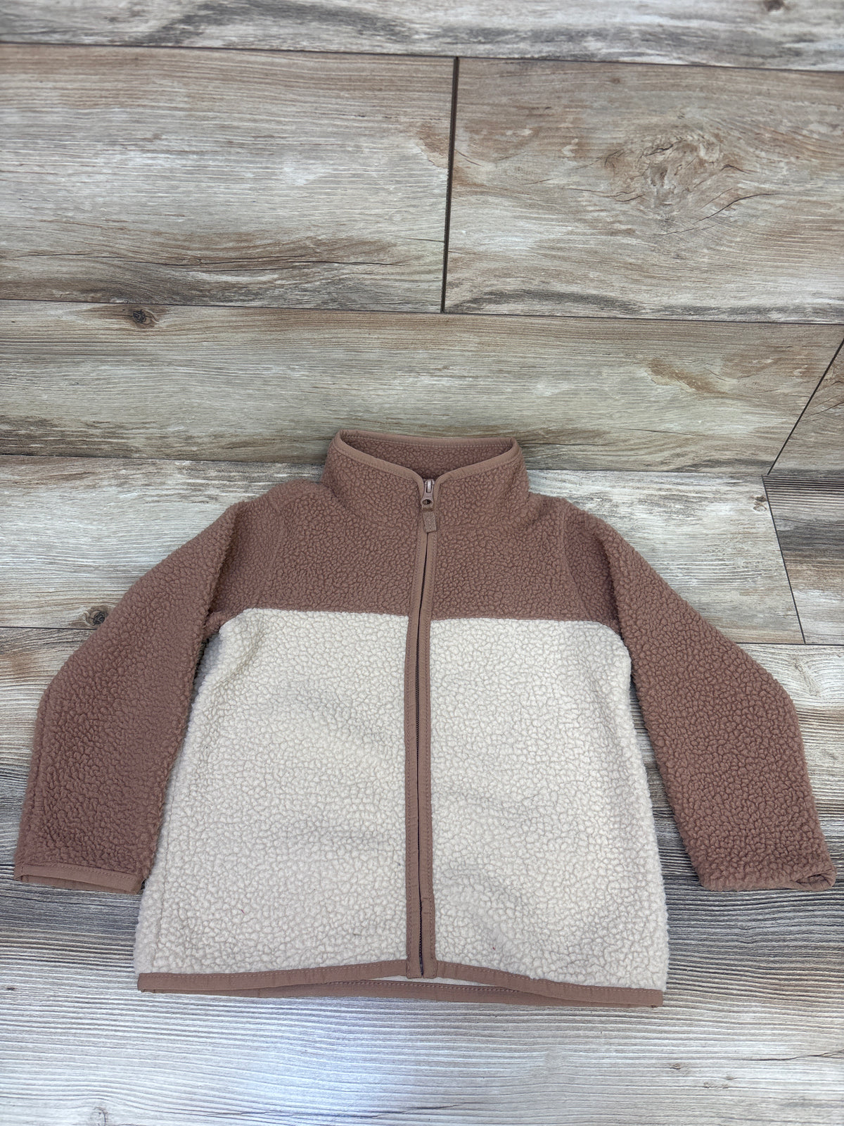 Oshkosh Sherpa Full-Zip Jacket Brown sz 4T