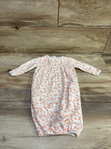 Starting Out Floral Sleep Gown White sz 0-6m