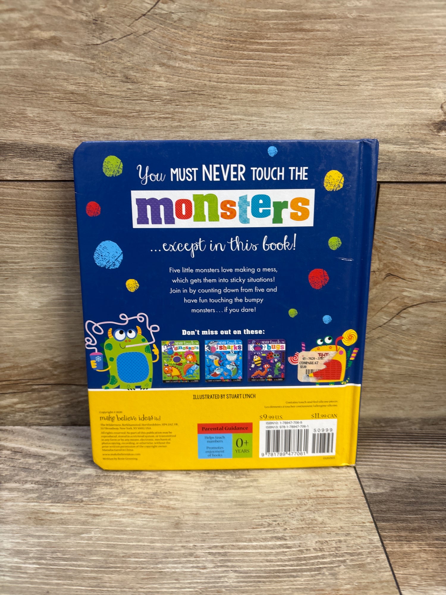 Never Touch the Monsters! Board Book