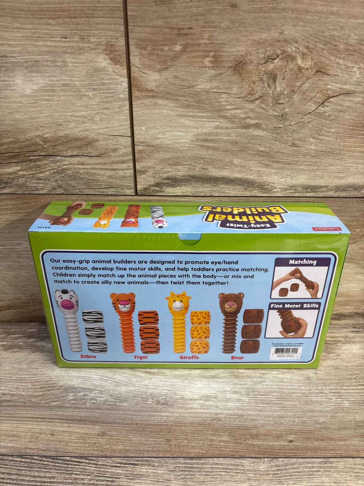 NEW Lakeshore Easy-Twist Animal Builders