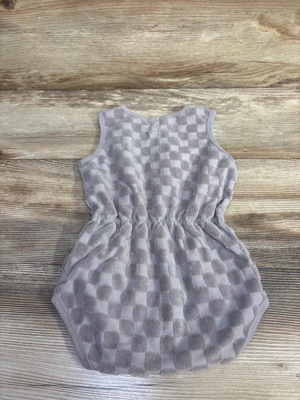 Rylee + Cru Terry Bubble Romper Grey sz 18-24m