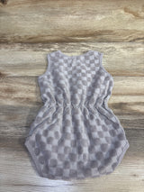Rylee + Cru Terry Bubble Romper Grey sz 18-24m