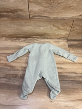 Child Of Mine Waffle Knit Sleeper Green sz Newborn