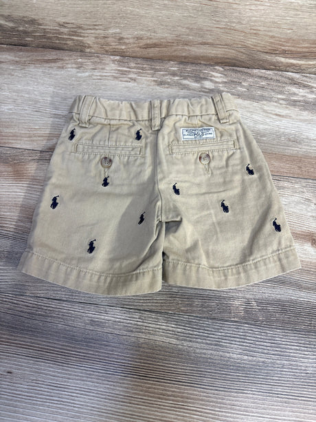 Ralph Lauren Embroidered Twill Shorts Khaki sz 2T - Me n Mommy To Be
