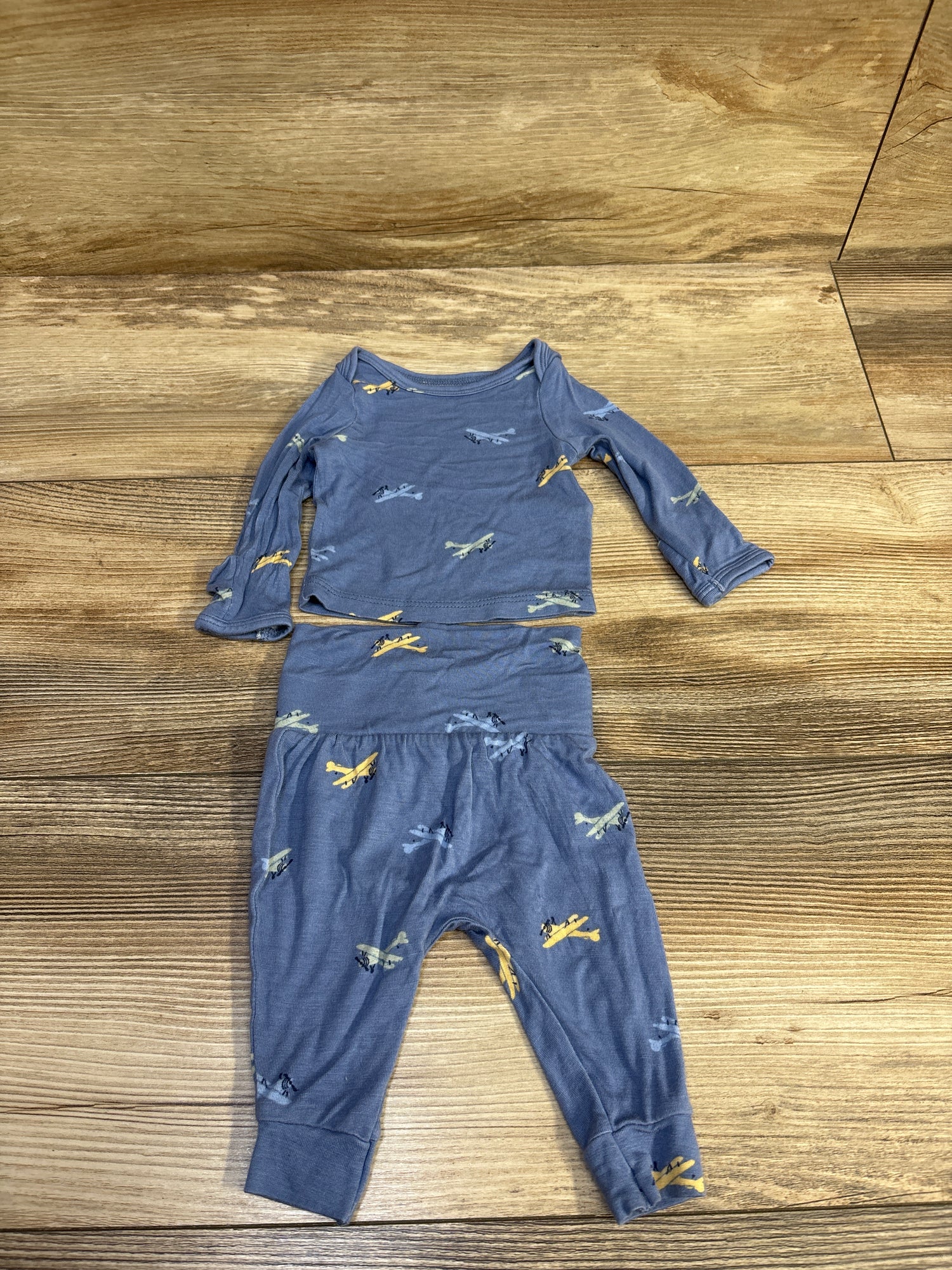 Child Of Mine 2pc Viscose Shirt & Pants Set Blue sz Preemie