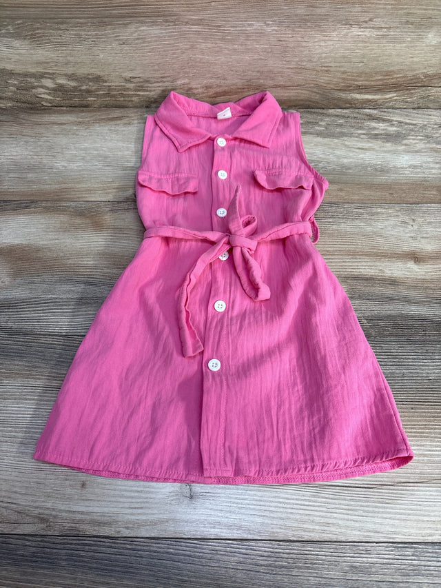 Shein Sleeveless Dress Pink sz 2-3T - Me n Mommy To Be