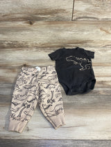 Carter's 2pc Dinosaur Bodysuit & Pants Grey sz 6m