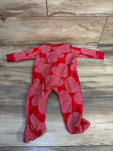 Carter's Polka Dot Heart Sleeper Red sz 6m