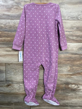 NEW Carter's Polka Dot Purple Blanket Sleeper sz 3T