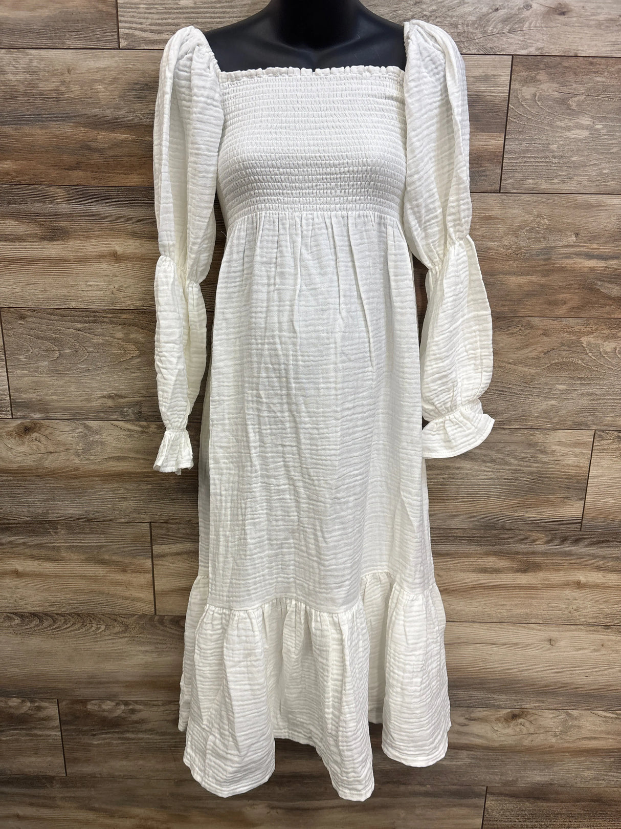 NEW Nothing Fits But Siene Maternity Dress White sz Medium