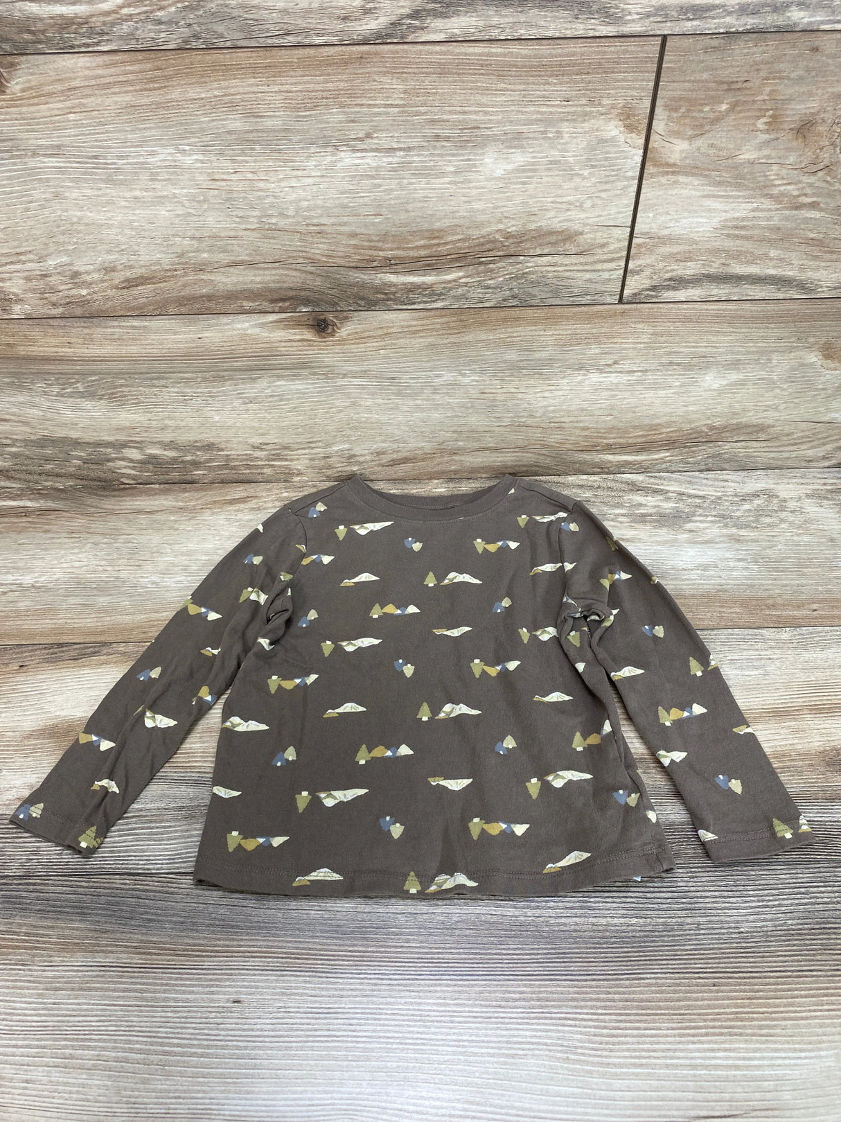 Old Navy Mountains Shirt Brown sz 4T