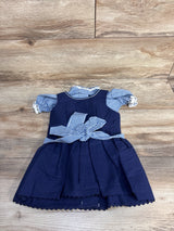 Gingham Octoberfest Dress Blue sz 9-12m