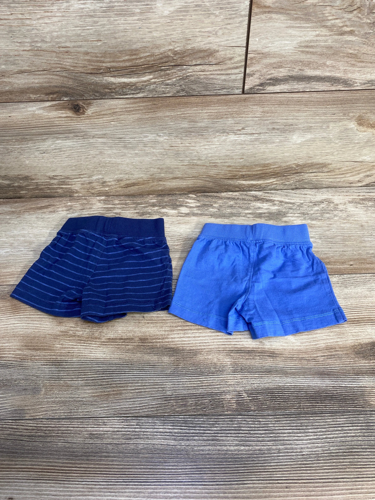 Carter's 2pk Pull On Shorts Blue sz 3m