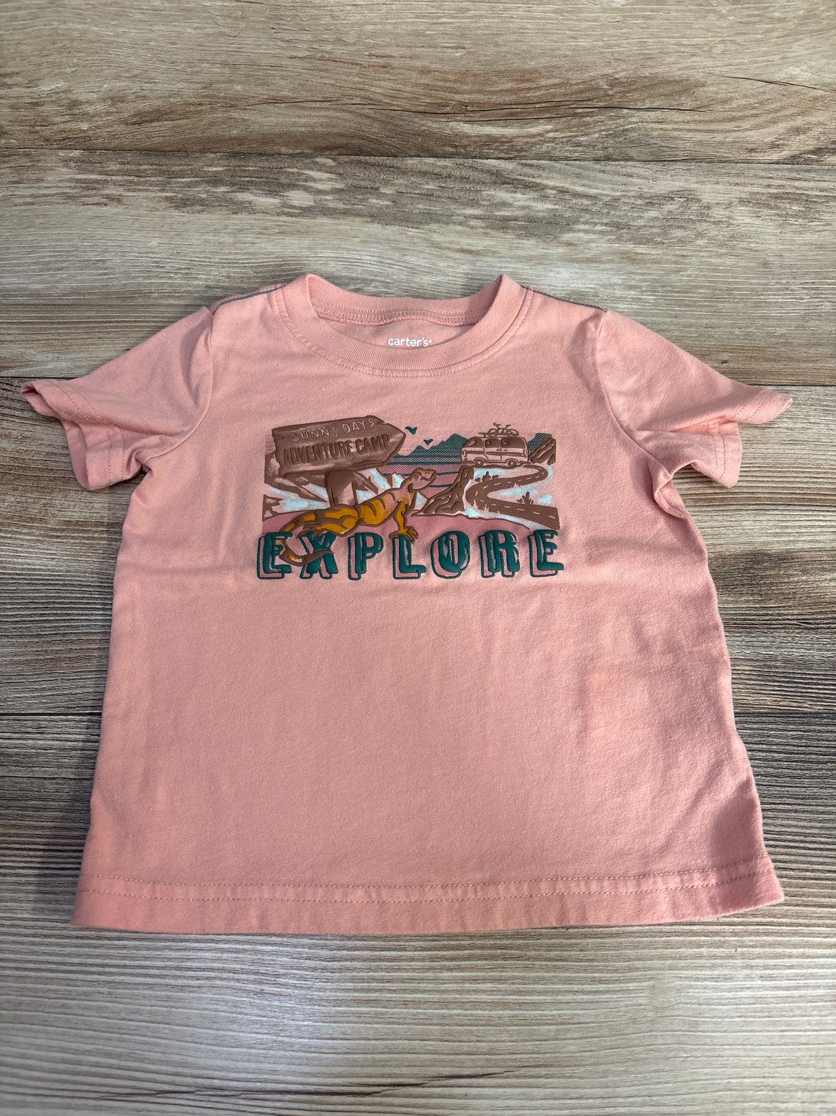 Carter's Explore Shirt Pink sz 24m