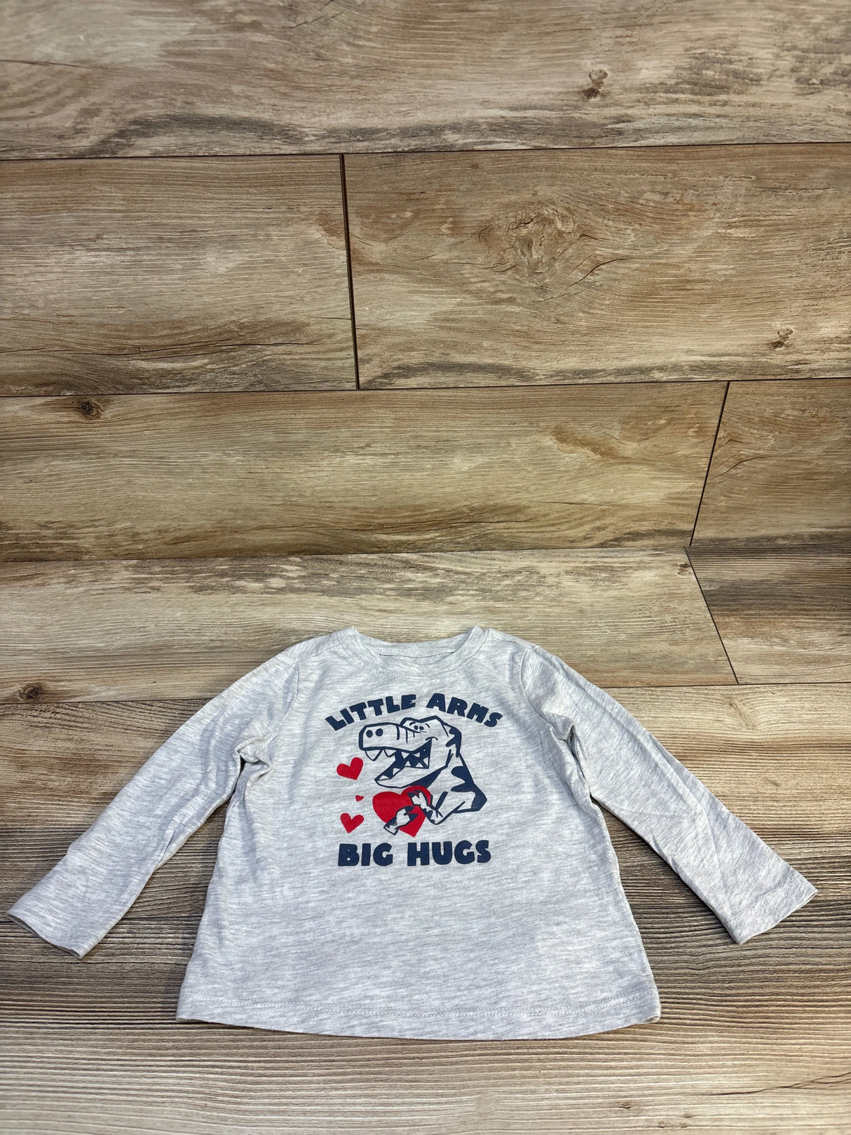 NEW Old Navy Little Arm Big Hugs Shirt Grey sz 18-24m