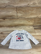 NEW Old Navy Little Arm Big Hugs Shirt Grey sz 18-24m