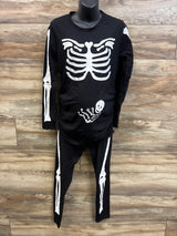 NEW Motherhood Maternity 2pc Skeleton Shirt & Leggings Set Black sz Medium