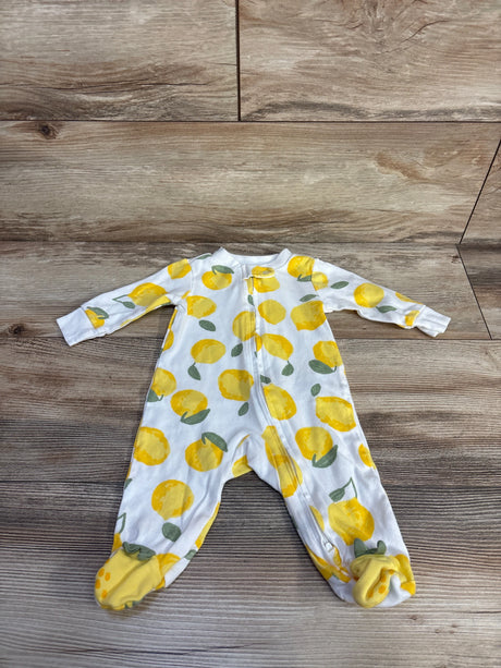 Just One You Lemon Print Sleeper White sz 3m - Me n Mommy To Be
