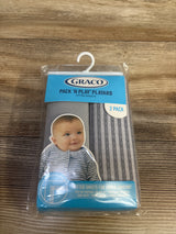 NEW Graco 2pk Fitted Playard Sheets Grey 27''x39''