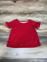 Children's Place Polka Dot Shirt Red sz 3T