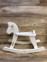 Labebe Wooden Rocking Horse - White