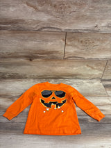 Carter's Jack-O-Lantern Shirt Orange sz 2T