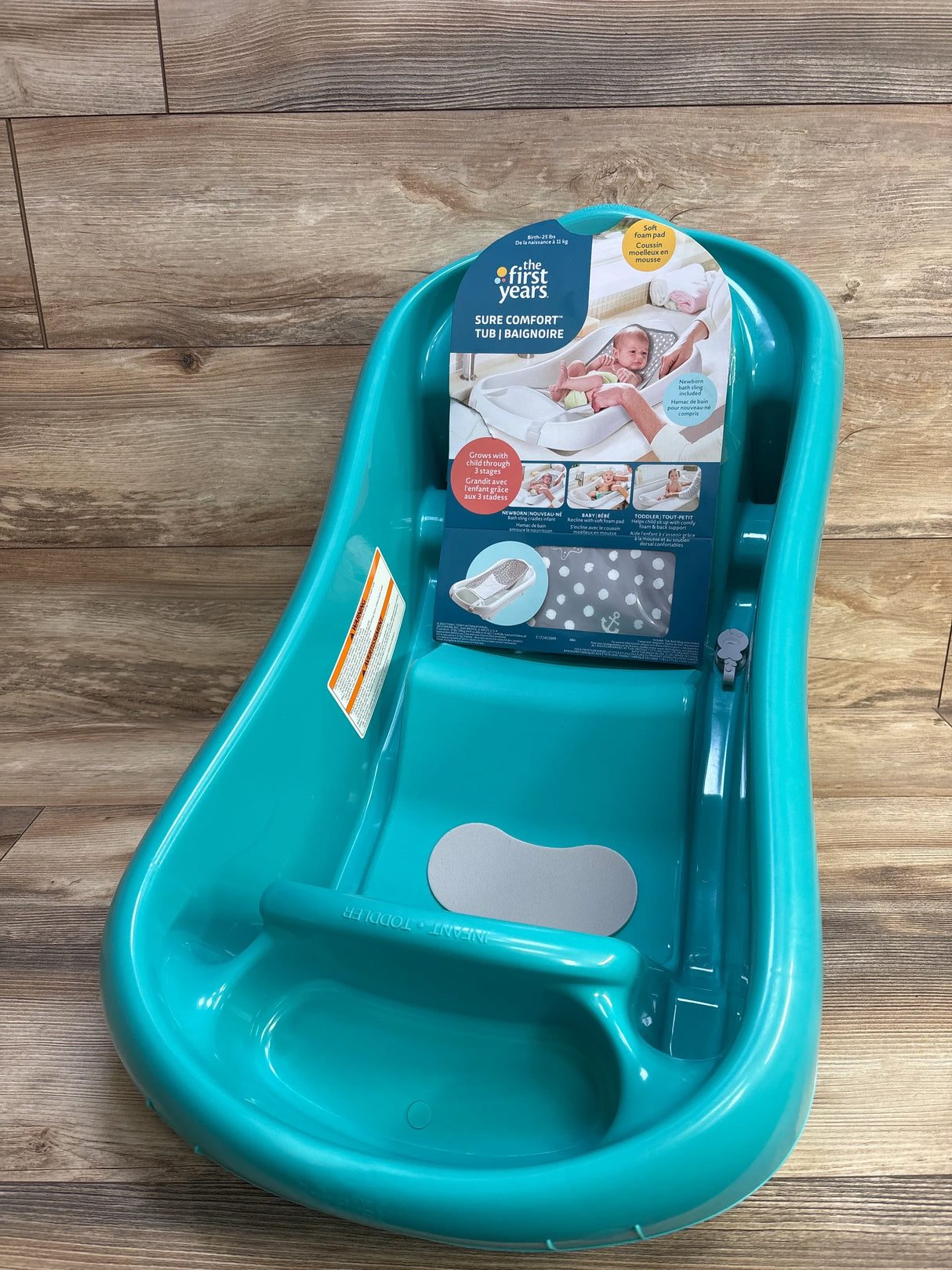NEW The First Years Sure Comfort Deluxe Newborn-to-Toddler Tub with Sling - Me n Mommy To Be