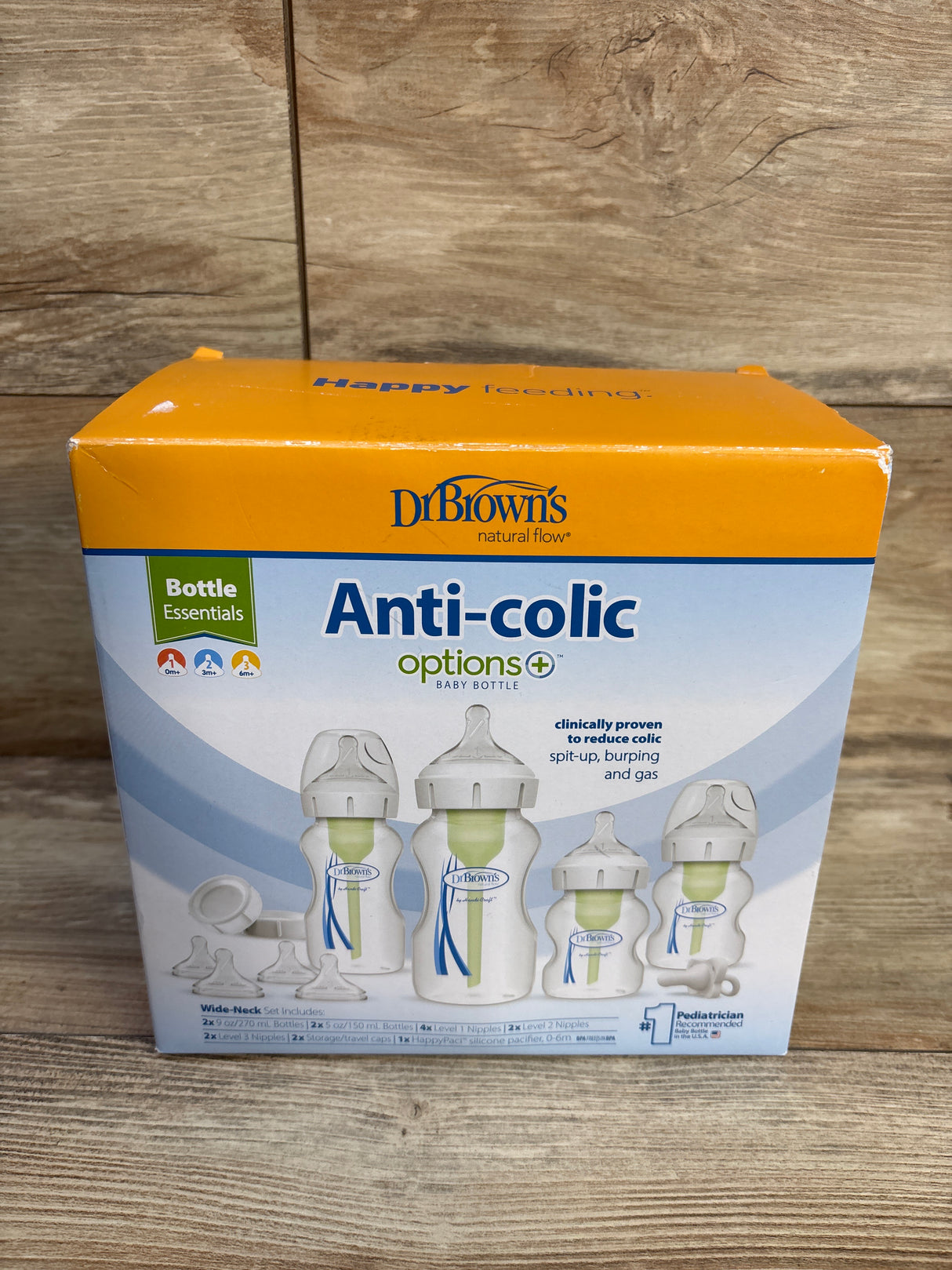 NEW Dr. Brown's Anti-Colic Options+ Wide-Neck Bottle Essentials Gift Set