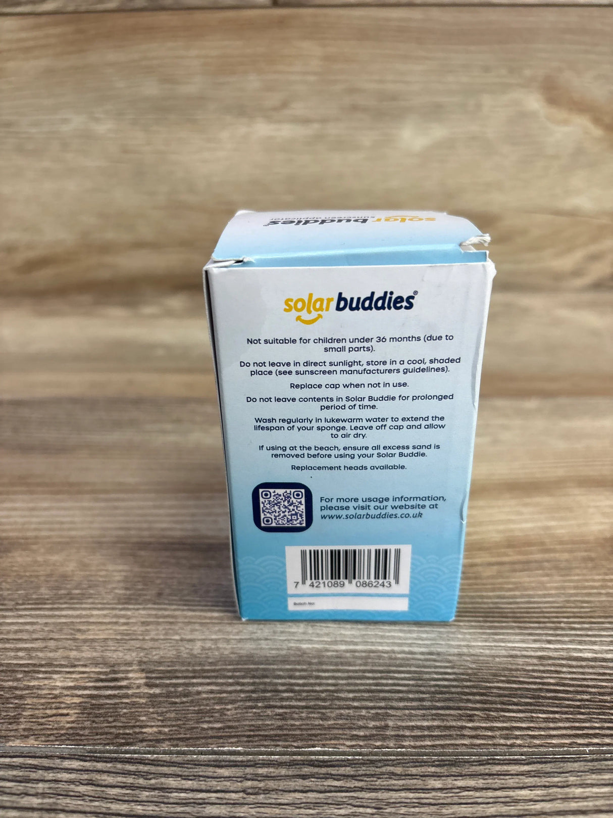 NEW Solar Buddies: Single Sunscreen Applicator - Purple
