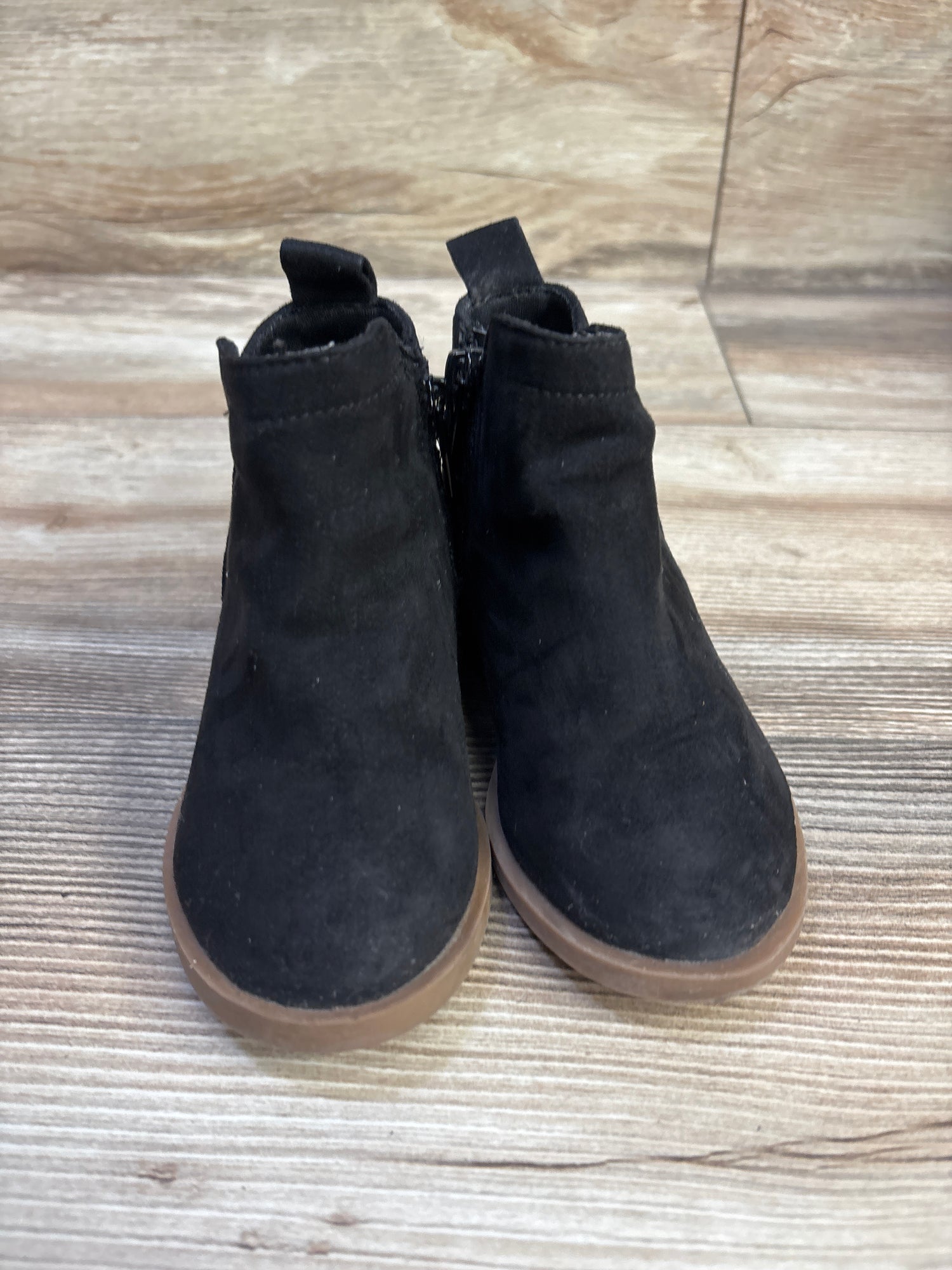 Wonder Nation Suede Ankle Boots Black sz 8c