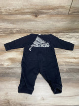 Adidas Logo Hooded Coverall Black sz 6m