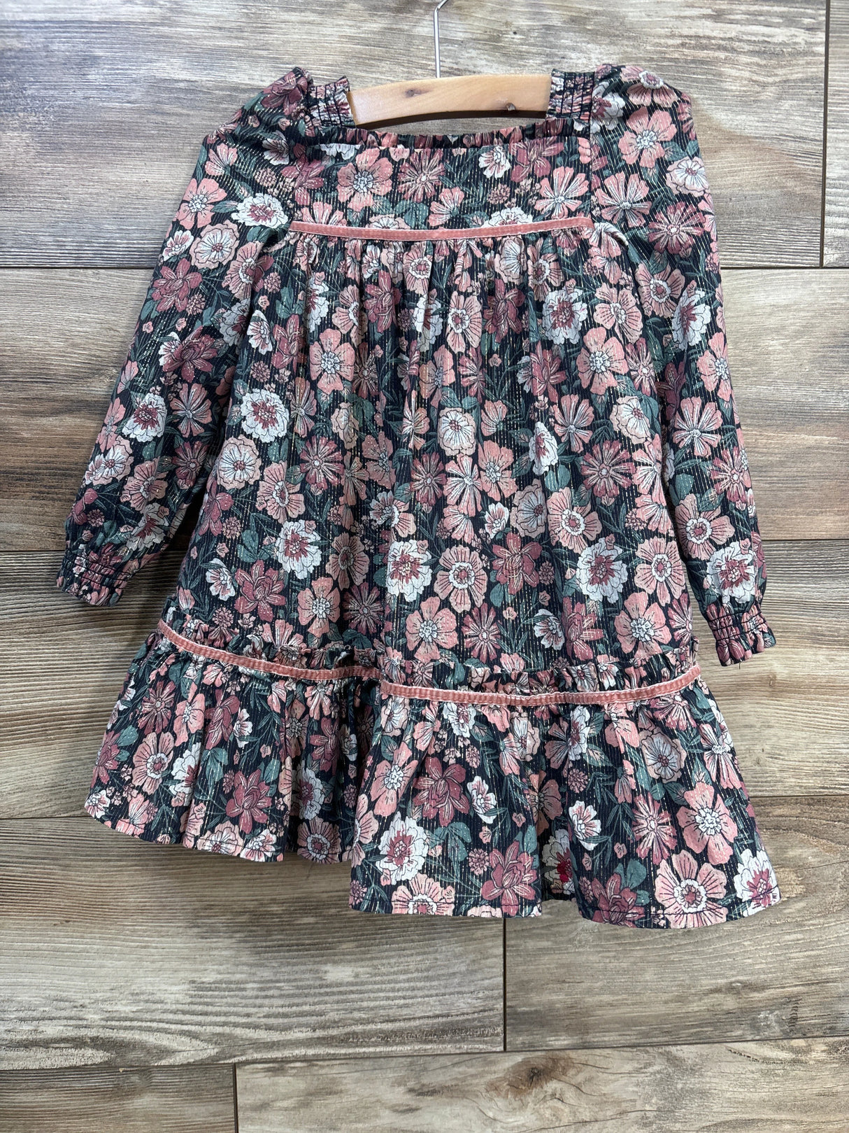 Cupcakes and Cashmere Long Sleeve Floral Dress Pink sz 3T