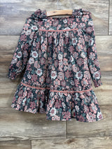 Cupcakes and Cashmere Long Sleeve Floral Dress Pink sz 3T