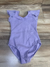 Bloch Flutter Sleeve Dance Leotard Lilac sz 2-4T