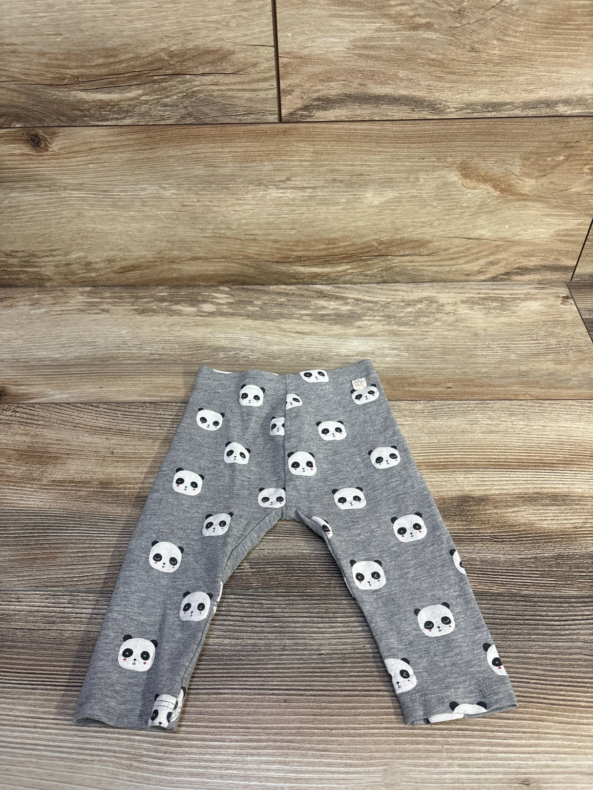 Zara Panda Print Leggings Grey sz 3-6m