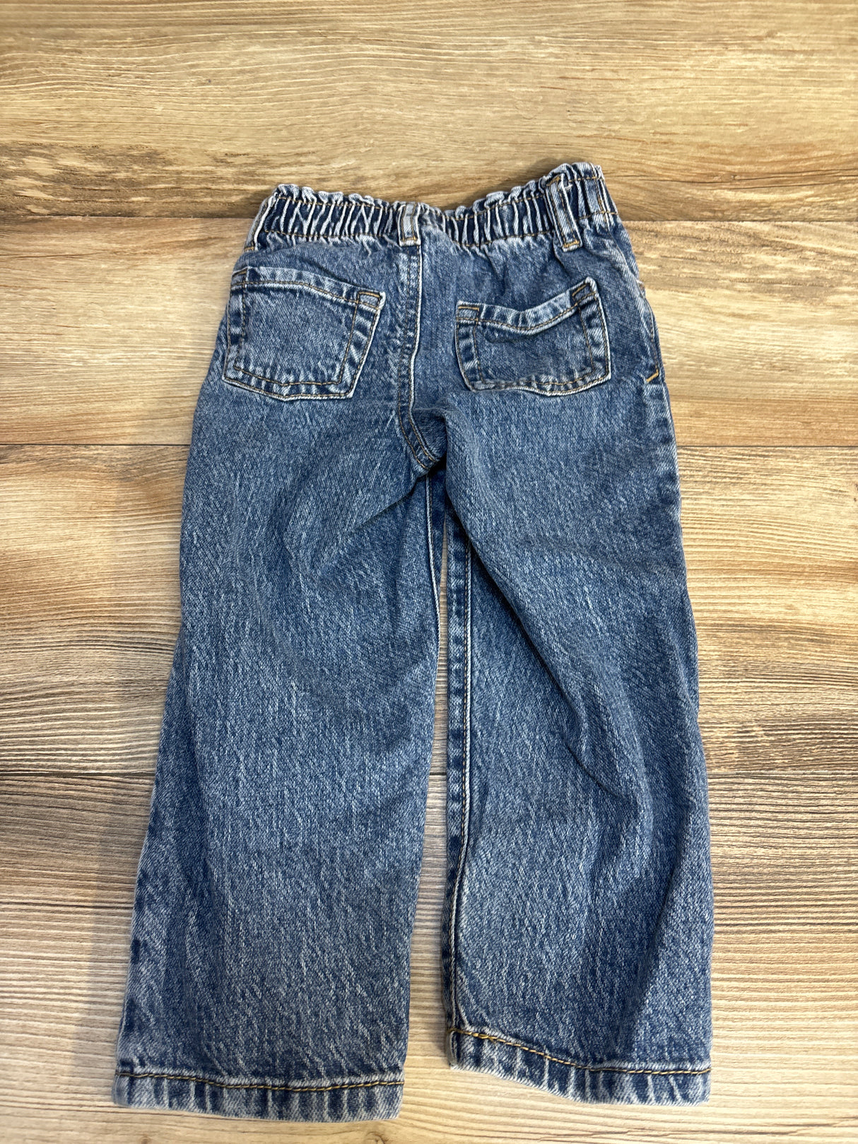 Cat & Jack Denim Paper Bag Jeans Blue sz 3T