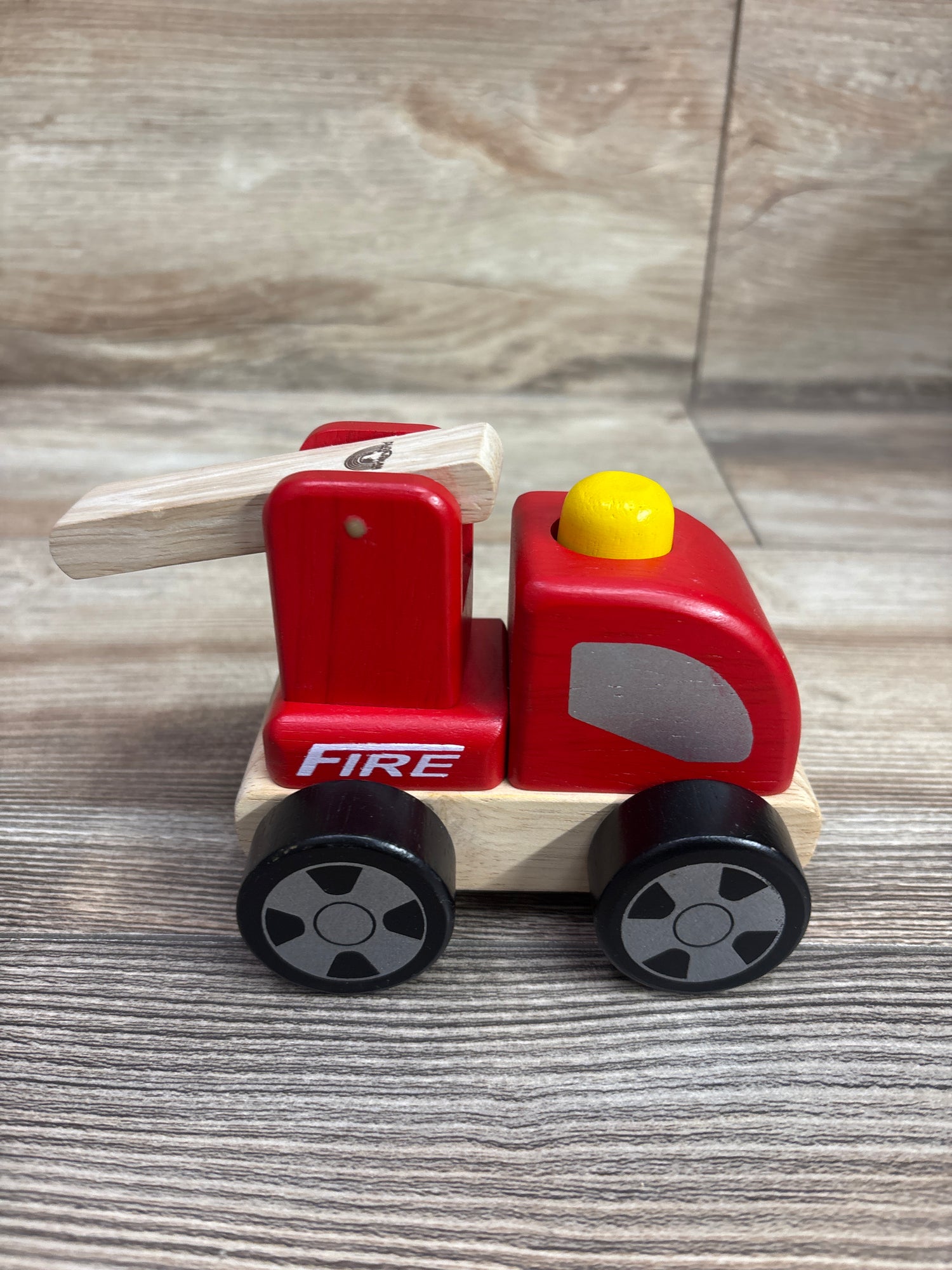 WonderWorld Wooden Fire Engine Truck